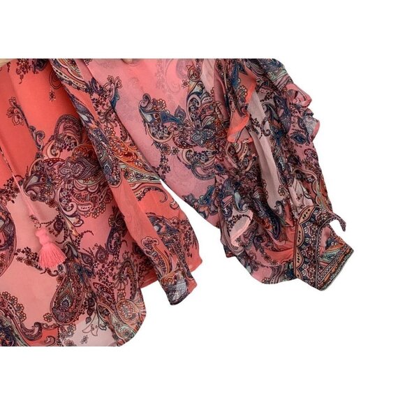 Hale Bob 34 chest 26 long flouncy feminine romantic womens XS - Picture 9 of 9